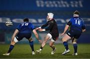 8 January 2021; Michael Lowry of Ulster in action against Jack Conan, left, and James Tracy of Leinster during the Guinness PRO14 match between Leinster and Ulster at the RDS Arena in Dublin. Photo by Seb Daly/Sportsfile