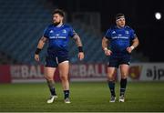 8 January 2021; Andrew Porter, left, and Seán Cronin of Leinster during the Guinness PRO14 match between Leinster and Ulster at the RDS Arena in Dublin. Photo by Seb Daly/Sportsfile
