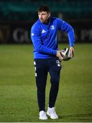 8 January 2021; Hugo Keenan of Leinster ahead of the Guinness PRO14 match between Leinster and Ulster at the RDS Arena in Dublin. Photo by Ramsey Cardy/Sportsfile