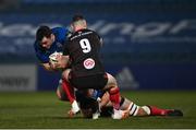 8 January 2021; James Ryan of Leinster is tackled by John Cooney of Ulster during the Guinness PRO14 match between Leinster and Ulster at the RDS Arena in Dublin. Photo by Ramsey Cardy/Sportsfile