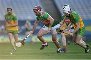 22 November 2020; Cathal Freeman of Mayo in action against Ronan McDermott of Donegal during the Nickey Rackard Cup Final match between Donegal and Mayo at Croke Park in Dublin. Photo by Piaras Ó Mídheach/Sportsfile