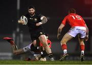 9 January 2021; Sammy Arnold of Connacht is tackled by Chris Farrell of Munster during the Guinness PRO14 match between Connacht and Munster at the Sportsground in Galway. Photo by David Fitzgerald/Sportsfile