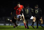9 January 2021; Chris Farrell of Munster is tackled by Sammy Arnold of Connacht during the Guinness PRO14 match between Connacht and Munster at the Sportsground in Galway. Photo by David Fitzgerald/Sportsfile