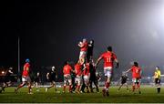 9 January 2021; Jean Kleyn of Munster and Gavin Thornbury of Connacht contest a lineout during the Guinness PRO14 match between Connacht and Munster at the Sportsground in Galway. Photo by Sam Barnes/Sportsfile