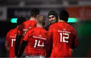 9 January 2021; Ultan Dillane of Connacht shakes hands with Munster players following the Guinness PRO14 match between Connacht and Munster at the Sportsground in Galway. Photo by Sam Barnes/Sportsfile