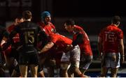 9 January 2021; Tadhg Beirne of Munster celebrates at the final whistle following the Guinness PRO14 match between Connacht and Munster at Sportsground in Galway. Photo by David Fitzgerald/Sportsfile