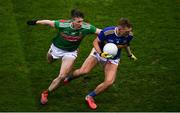 6 December 2020; Colm O'Shaughnessy of Tipperary in action against Cillian O'Connor of Mayo during the GAA Football All-Ireland Senior Championship Semi-Final match between Mayo and Tipperary at Croke Park in Dublin. Photo by Sam Barnes/Sportsfile