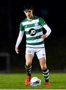 21 December 2020; John Ryan of Shamrock Rovers during the SSE Airtricity U17 National League Final match between Shamrock Rovers and Bohemians at the UCD Bowl in Dublin. Photo by Sam Barnes/Sportsfile