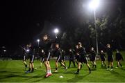 21 December 2020; Bohemians players warm up ahead of the SSE Airtricity U17 National League Final match between Shamrock Rovers and Bohemians at the UCD Bowl in Dublin. Photo by Sam Barnes/Sportsfile