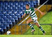 21 December 2020; Evan caffrey of Shamrock Rovers during the SSE Airtricity U17 National League Final match between Shamrock Rovers and Bohemians at the UCD Bowl in Dublin. Photo by Sam Barnes/Sportsfile