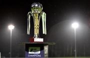 21 December 2020; A general view of the trophy ahead of the SSE Airtricity U17 National League Final match between Shamrock Rovers and Bohemians at the UCD Bowl in Dublin. Photo by Sam Barnes/Sportsfile