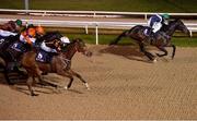 11 January 2021; The Highway Rat, right, with Gary Carroll up, leads the field on their way to winning the Follow Us On Twitter @DundalkStadium Maiden at Dundalk Stadium, in Louth. Photo by Seb Daly/Sportsfile