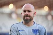 18 June 2020; England assistant coach Lee Carsley prior to the 2019 UEFA U21 Championships group C match between England and France at Dino Manuzzi in Cesena, Italy. Photo by Stephen McCarthy/UEFA via Sportsfile