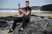 13 January 2021; Limerick hurler Gearóid Hegarty pictured with his PwC GAA / GPA Hurler of the Month - Finals Award. Photo by Sam Barnes/Sportsfile