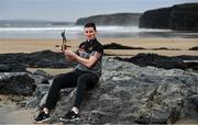 13 January 2021; Limerick hurler Gearóid Hegarty pictured with his PwC GAA / GPA Hurler of the Month - Finals Award. Photo by Sam Barnes/Sportsfile