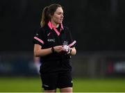 5 December 2020; Referee Siobhan Coyle during the TG4 All-Ireland Junior Ladies Football Championship Final match between Fermanagh and Wicklow at Parnell Park in Dublin. Photo by Matt Browne/Sportsfile