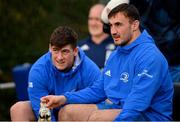 18 January 2021; Rónan Kelleher, right, and Dan Sheehan during Leinster Rugby squad training at UCD in Dublin. Photo by Ramsey Cardy/Sportsfile