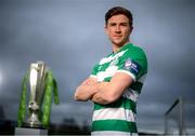 20 January 2021; Shamrock Rovers captain Ronan Finn at the announcement of SSE Airtricity as new title sponsor of the Women’s National League and confirmation that Ireland’s largest provider of 100% green energy will renew their sponsorship of the Men’s SSE Airtricity League for the next two years. Photo by Stephen McCarthy/Sportsfile