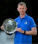 21 January 2021; Leinster Rugby Head Coach Leo Cullen who today accepted the Dave Guiney Guinness Rugby Writers of Ireland Team of the Year award on behalf of Leinster Rugby. The province enjoyed an outstanding 2019/2020 season, winning all 17 of their matches in the Guinness PRO14, en route to their third consecutive PRO14 title and seventh overall. Photo by Ramsey Cardy/Sportsfile