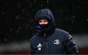 23 January 2021; Leinster Head Coach Leo Cullen walks the pitch prior to the Guinness PRO14 match between Munster and Leinster at Thomond Park in Limerick. Photo by Ramsey Cardy/Sportsfile