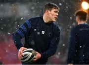 23 January 2021; Garry Ringrose of Leinster warms up prior to the Guinness PRO14 match between Munster and Leinster at Thomond Park in Limerick. Photo by Eóin Noonan/Sportsfile