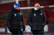 23 January 2021; Leinster Backs Coach Felipe Contepomi, left, and Leinster Senior Coach Stuart Lancaster prior to the Guinness PRO14 match between Munster and Leinster at Thomond Park in Limerick. Photo by Ramsey Cardy/Sportsfile