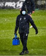 23 January 2021; Leinster Masseur Mike Thompson prior to the Guinness PRO14 match between Munster and Leinster at Thomond Park in Limerick. Photo by Ramsey Cardy/Sportsfile