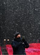 23 January 2021; Leinster Senior Communications & Media Manager Marcus Ó Buachalla prior to the Guinness PRO14 match between Munster and Leinster at Thomond Park in Limerick. Photo by Ramsey Cardy/Sportsfile