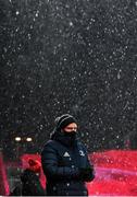 23 January 2021; Leinster Senior Communications & Media Manager Marcus Ó Buachalla prior to the Guinness PRO14 match between Munster and Leinster at Thomond Park in Limerick. Photo by Ramsey Cardy/Sportsfile