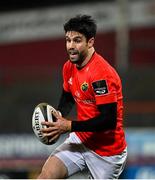 23 January 2021; Conor Murray of Munster during the Guinness PRO14 match between Munster and Leinster at Thomond Park in Limerick. Photo by Ramsey Cardy/Sportsfile