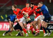 23 January 2021; Mike Haley of Munster is tackled by James Ryan of Leinster during the Guinness PRO14 match between Munster and Leinster at Thomond Park in Limerick. Photo by Ramsey Cardy/Sportsfile