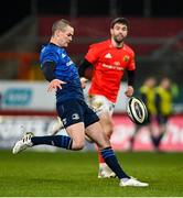 23 January 2021; Jonathan Sexton of Leinster during the Guinness PRO14 match between Munster and Leinster at Thomond Park in Limerick. Photo by Ramsey Cardy/Sportsfile