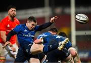 23 January 2021; Luke McGrath of Leinster during the Guinness PRO14 match between Munster and Leinster at Thomond Park in Limerick. Photo by Ramsey Cardy/Sportsfile