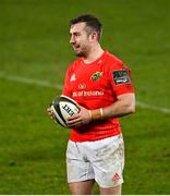 23 January 2021; JJ Hanrahan of Munster during the Guinness PRO14 match between Munster and Leinster at Thomond Park in Limerick. Photo by Ramsey Cardy/Sportsfile