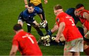 23 January 2021; Luke McGrath of Leinster during the Guinness PRO14 match between Munster and Leinster at Thomond Park in Limerick. Photo by Ramsey Cardy/Sportsfile