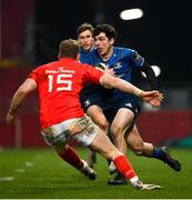 23 January 2021; Jimmy O'Brien of Leinster during the Guinness PRO14 match between Munster and Leinster at Thomond Park in Limerick. Photo by Ramsey Cardy/Sportsfile