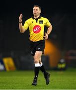 23 January 2021; Referee Andrew Brace during the Guinness PRO14 match between Munster and Leinster at Thomond Park in Limerick. Photo by Ramsey Cardy/Sportsfile