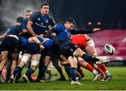 23 January 2021; Luke McGrath of Leinster during the Guinness PRO14 match between Munster and Leinster at Thomond Park in Limerick. Photo by Eóin Noonan/Sportsfile