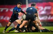 23 January 2021; Luke McGrath of Leinster during the Guinness PRO14 match between Munster and Leinster at Thomond Park in Limerick. Photo by Eóin Noonan/Sportsfile