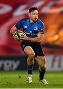 23 January 2021; Hugo Keenan of Leinster during the Guinness PRO14 match between Munster and Leinster at Thomond Park in Limerick. Photo by Eóin Noonan/Sportsfile