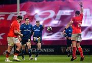 23 January 2021; Jonathan Sexton of Leinster during the Guinness PRO14 match between Munster and Leinster at Thomond Park in Limerick. Photo by Eóin Noonan/Sportsfile