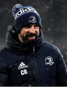 23 January 2021; Leinster Senior Athletic Performance coach Cillian Reardon during the Guinness PRO14 match between Munster and Leinster at Thomond Park in Limerick. Photo by Eóin Noonan/Sportsfile