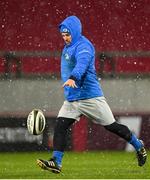 223 January 2021; Leinster Kicking Coach and Lead Performance Analyst Emmet Farrell during the Guinness PRO14 match between Munster and Leinster at Thomond Park in Limerick. Photo by Eóin Noonan/Sportsfile