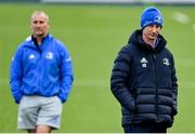 25 January 2021; Head coach Leo Cullen, right, and senior coach Stuart Lancaster during Leinster Rugby squad training at Energia Park in Dublin. Photo by Ramsey Cardy/Sportsfile