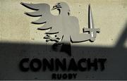 24 January 2021; A general view of the Connacht crest prior to the Guinness PRO14 match between Connacht and Ospreys at the Sportsground in Galway. Photo by Brendan Moran/Sportsfile