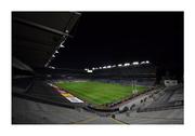 19 December 2020; The canvas is set, and referee David Coldrick from Meath is about to throw the ball in for the first All-Ireland senior football final to be played behind closed doors. The edifice of concrete and steel that is Páirc an Chrócaigh can accommodate 82,300 people but not today – and not all season. Members of the media get the Willie Wonka golden tickets to attend the match but not too many others get inside the gates. Will we ever see the like of it again. Photo by Brendan Moran/Sportsfile This image may be reproduced free of charge when used in conjunction with a review of the book &quot;A Season of Sundays 2020&quot;. All other usage © Sportsfile