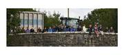 30 August 2020; A bridge of spies. These aren’t curious passers-by leaning over Dollardstown railway bridge in Seneschalstown but real GAA fans starved of live football, all avidly following the action in Fr Tully Park between Skryne and Nobber. Even the driver of the tractor has slowed down to see how the game is going. Photo by Ray McManus/Sportsfile This image may be reproduced free of charge when used in conjunction with a review of the book &quot;A Season of Sundays 2020&quot;. All other usage © Sportsfile