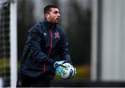 2 February 2021; Alessio Abibi during a Dundalk Pre-Season training session at Oriel Park in Dundalk, Louth. Photo by Ben McShane/Sportsfile