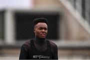 2 February 2021; Ebuka Kwelele during a Dundalk Pre-Season training session at Oriel Park in Dundalk, Louth. Photo by Ben McShane/Sportsfile