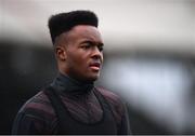 2 February 2021; Ebuka Kwelele during a Dundalk Pre-Season training session at Oriel Park in Dundalk, Louth. Photo by Ben McShane/Sportsfile